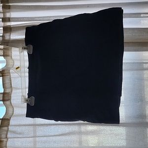 Women's J Crew Black Wool Skirt w/ Pockets Sz 6